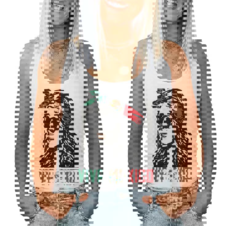 Woman Viva Mexico Flag Cinco De Mayo Mexican Girls Women Tank Top