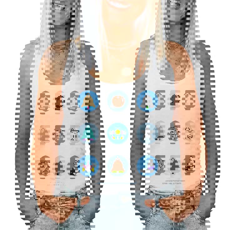 「Twin Bee」9 Circles レディースタンクトップ