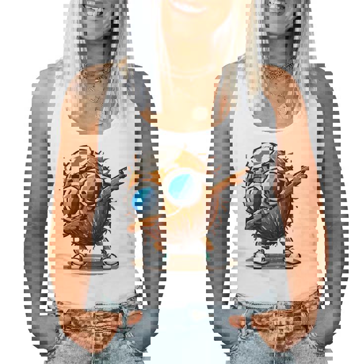 ココナッツダビングサングラス おもしろダンス 男の子 女の子 キッズ 長袖tシャツ レディースタンクトップ