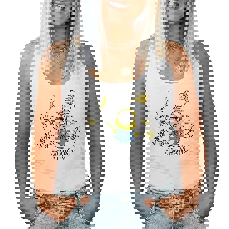 ミニオン Powered By Bananas レディースタンクトップ