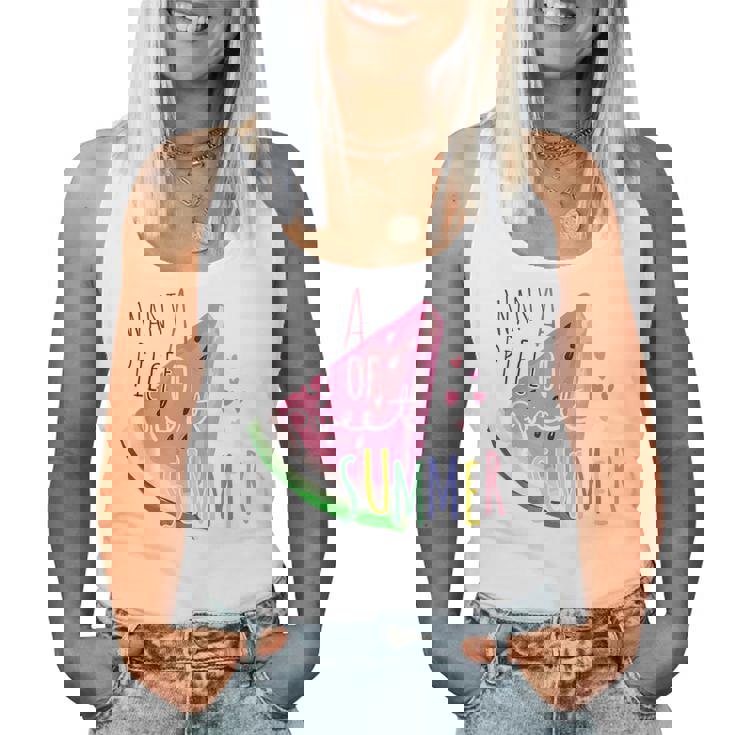 メロン スイカ メロン フルーツ 男性 女性 子供 レディースタンクトップ