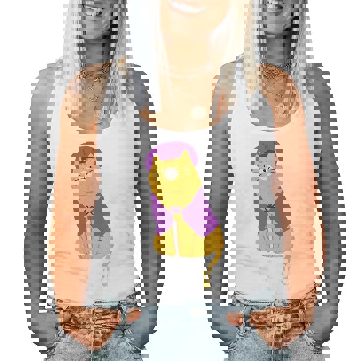 卒寿祝い 猫好き ちゃんちゃんこ 父 男性 母 女性 卒寿 お祝い 90歳 かわいい ねこ おしゃれ 猫 レディースタンクトップ