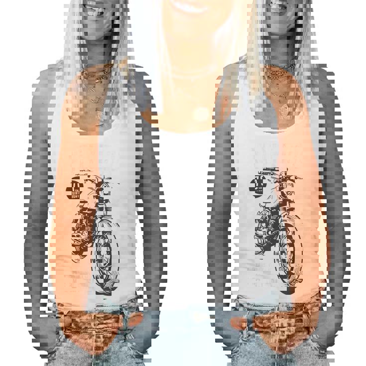 古希祝い バイク好き 車好き 父 男性 女性 クラシックバイク 70歳 I'm Not Old I'm Classic レディースタンクトップ