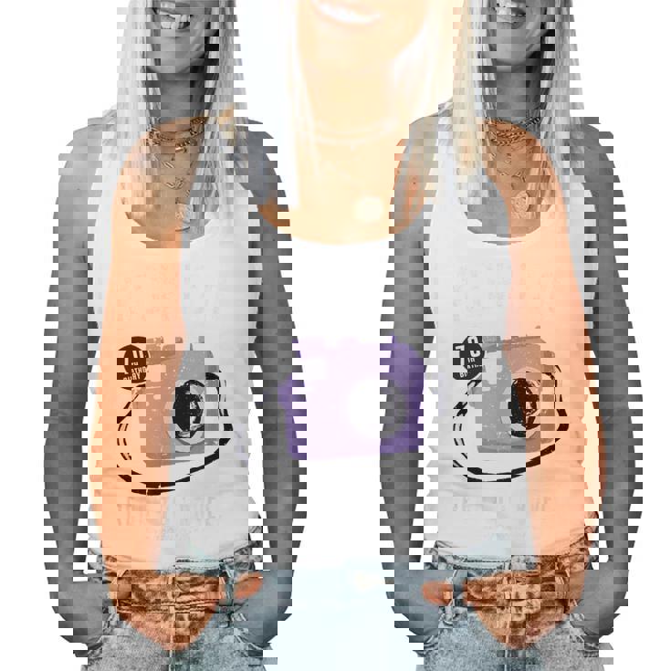 古希祝い 旅行好き 写真好き 撮影好き カメラ レトロ 父 母 男性 女性 70歳お祝い Ready To Travel レディースタンクトップ