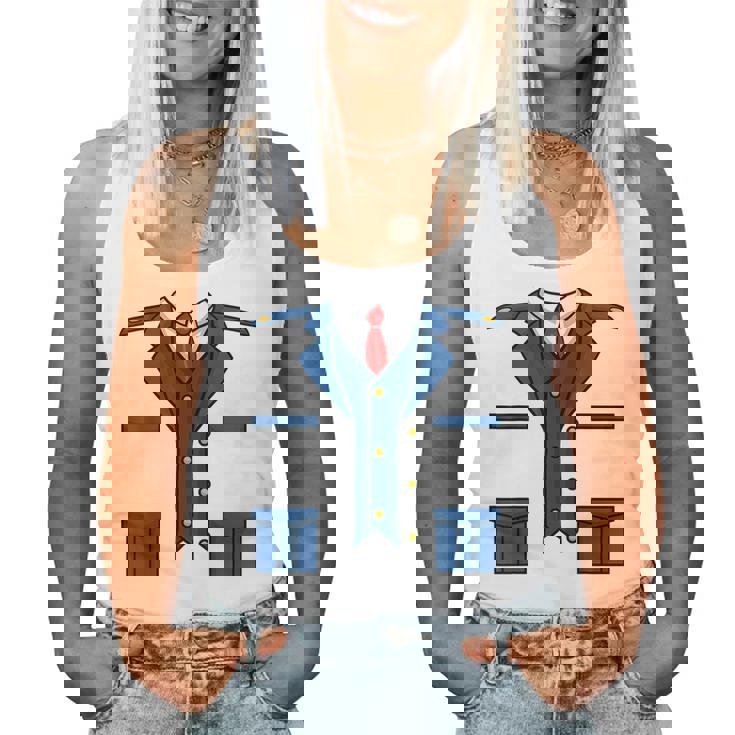 子供の男性、女性、列車の運転士の車掌衣装 レディースタンクトップ