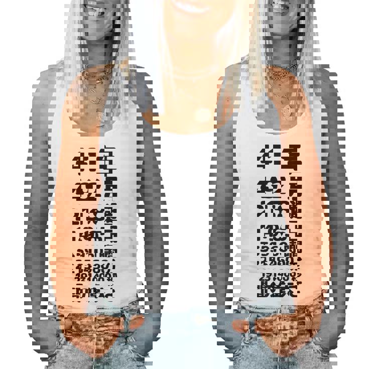 面白い41歳の誕生日の古いメーター 面白い41歳のギフト 女性 男性 面白い電卓 41歳の誕生日のギフト レディースタンクトップ