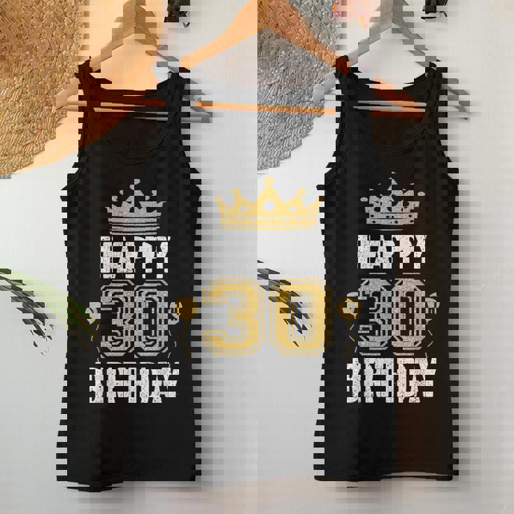 30歳の男性と女性のためのハッピー30歳の誕生日のアイデア レディースタンクトップ 面白い贈り物