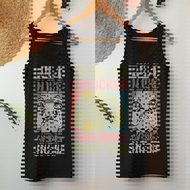 40歳の誕生日 男性 女性 40歳 1984年 装飾 面白い ギフト レディースタンクトップ 面白い贈り物