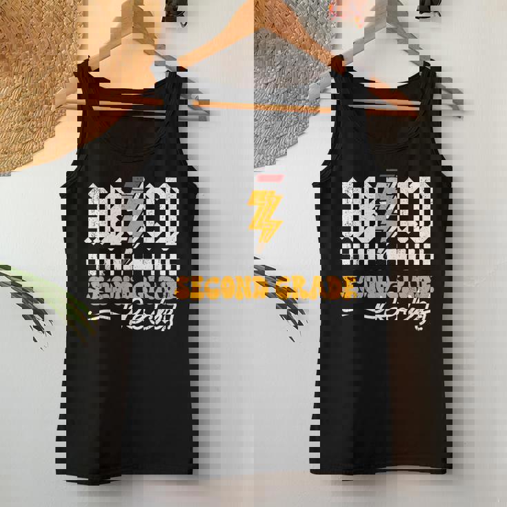 Ab Cd 2年生 ロックス 2年生 先生 男の子 女の子 キッズ レディースタンクトップ 面白い贈り物