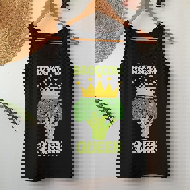 Broccoli Queen ブロッコリーの女王 ブロッコリー ベジタリアン・ベジタブル ブロッコリー レディースタンクトップ 面白い贈り物