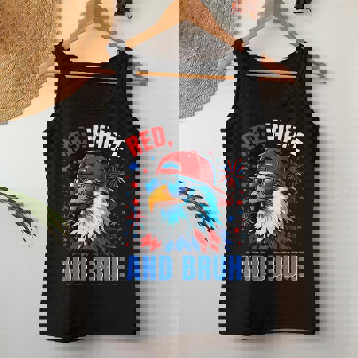 Bruh 4Th July Outfit Boys Red White And Bruh Eagle Women Tank Top Unique Gifts