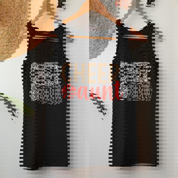 Cheer Aunt Leopard Aunt Of A Cheerleader Aunt Cheer Auntie Women Tank Top Unique Gifts Cheer Aunt Leopard Aunt Of A Cheerleader Aunt Cheer Auntie Women Tank Top Unique Gifts