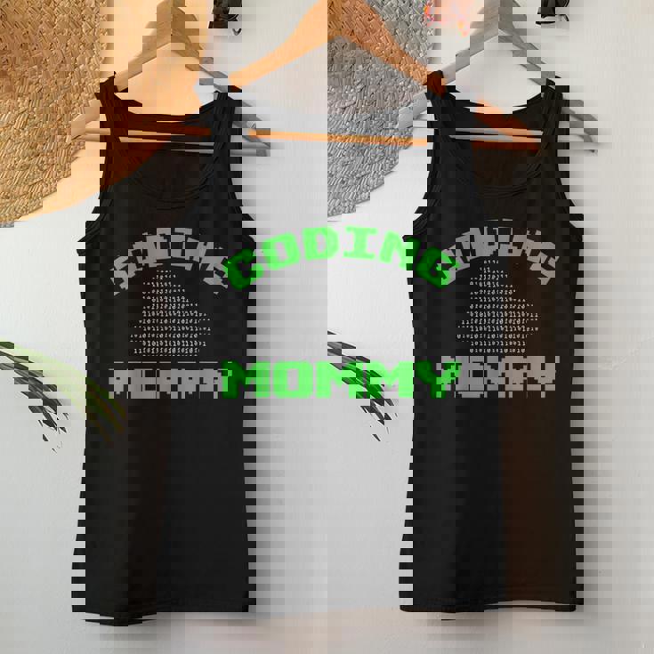 Coding Mommy Programador De Código Binario Para Mamá Camiseta sin mangas para mujer Regalos divertidos