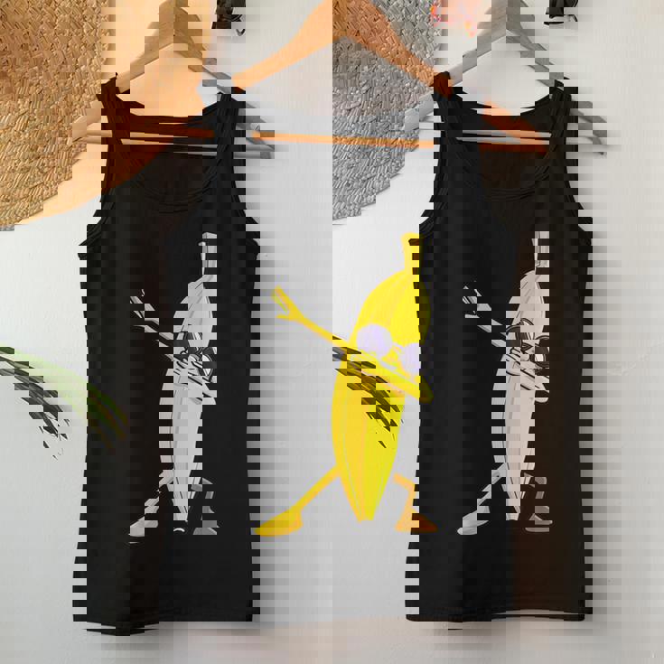 Dabbing バナナ ハワイアン トロピカル フルーツ好き 男性 女性 キッズ レディースタンクトップ 面白い贈り物