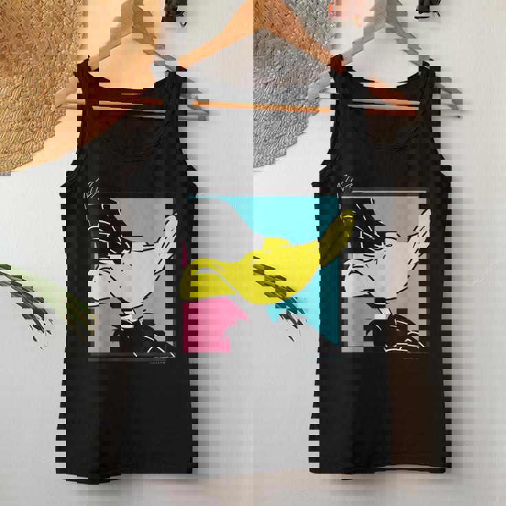 Daffy Duck レディースタンクトップ 面白い贈り物