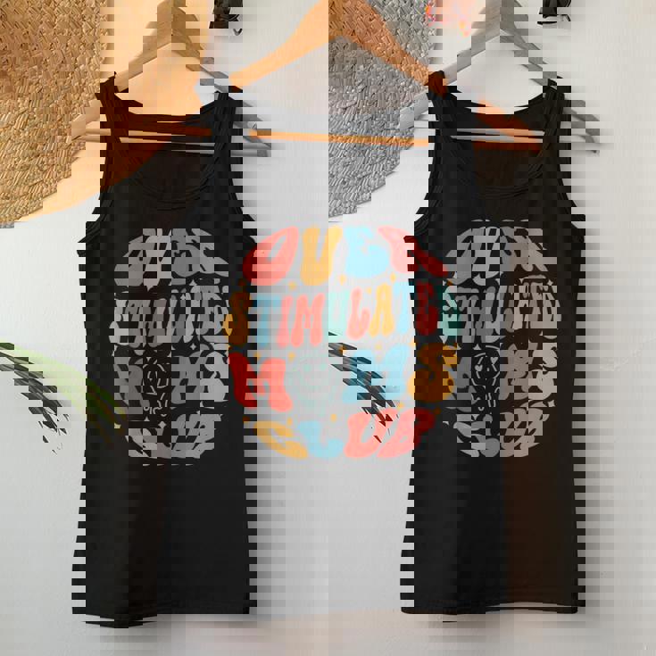 Mother's Day Mom Life Groovy Overstimulated Moms Club Women Tank Top Personalized Gifts Mother's Day Mom Life Groovy Overstimulated Moms Club Women Tank Top Personalized Gifts