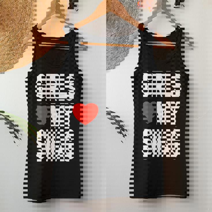 Girls Love Mywag シャツ おもしろい言葉 ガールズ Love Mywag レディースタンクトップ 面白い贈り物