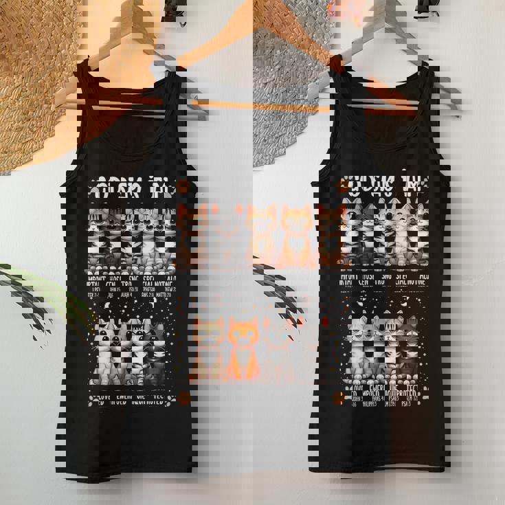 Godays I Am Christian 聖書詩 猫好き クリスチャン レディースタンクトップ 面白い贈り物