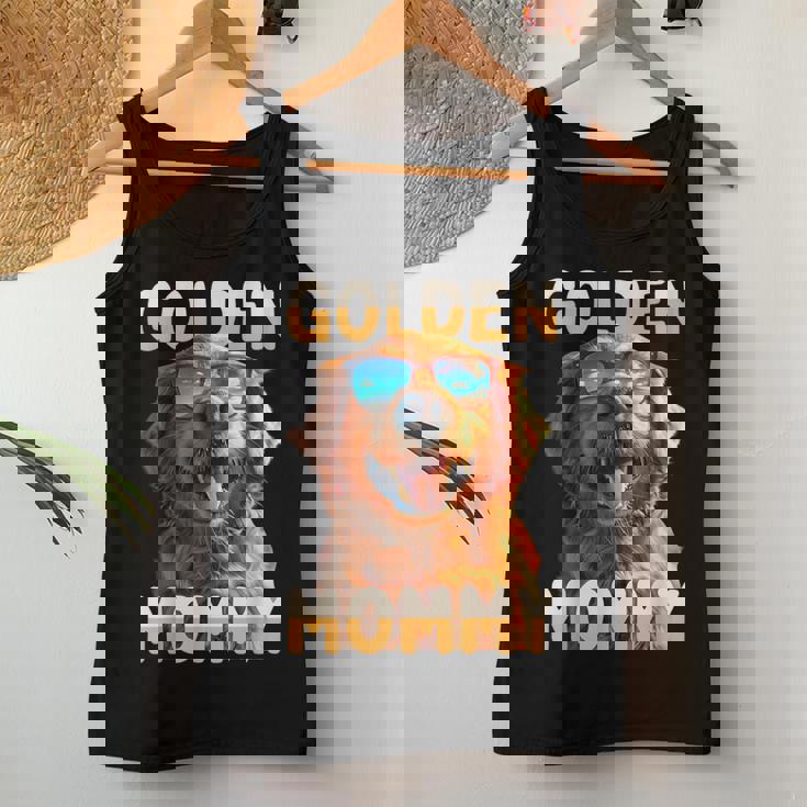 Golden Mommyゴールデン・ママ 母の日 ゴールデンレトリバー・ママ レディースタンクトップ 面白い贈り物