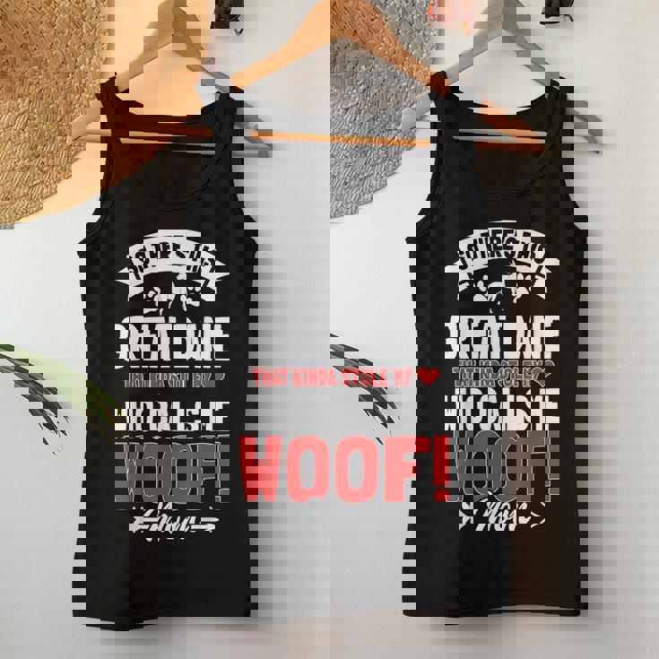 Great Dane Gentle Dog Woof Mom German Mastiff Mother's Day Women Tank Top Unique Gifts