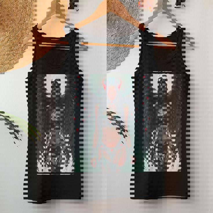 Hot Girl On 男性用 堕天使バトルレディ レディースタンクトップ 面白い贈り物