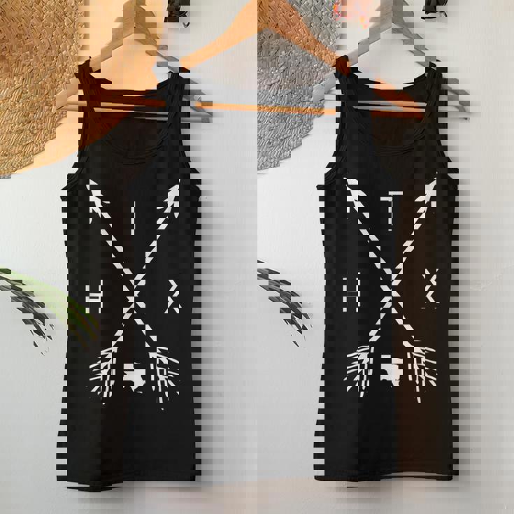 Htx Houston Women レディースタンクトップ 面白い贈り物