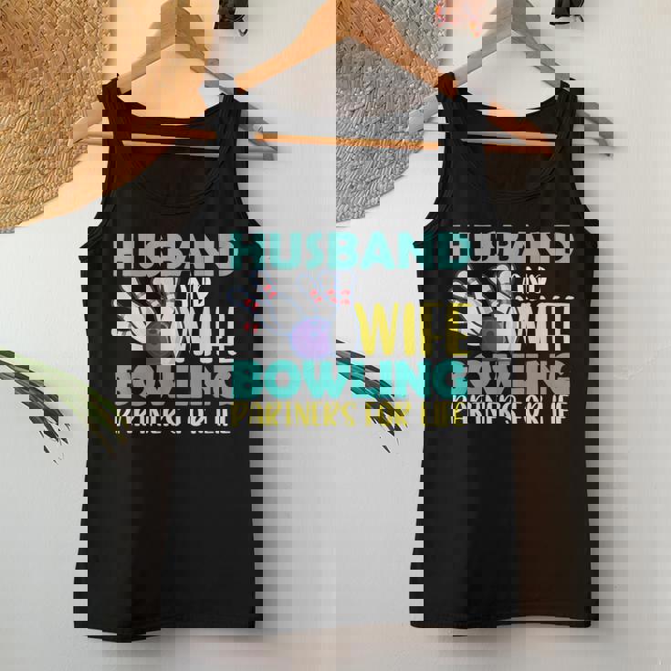 Husband And Wife Bowling Partners For Life おもしろボーリング レディースタンクトップ 面白い贈り物