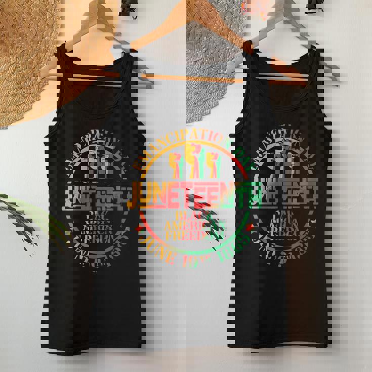 Junenth African American Freedom Black History Men Women Tank Top Unique Gifts