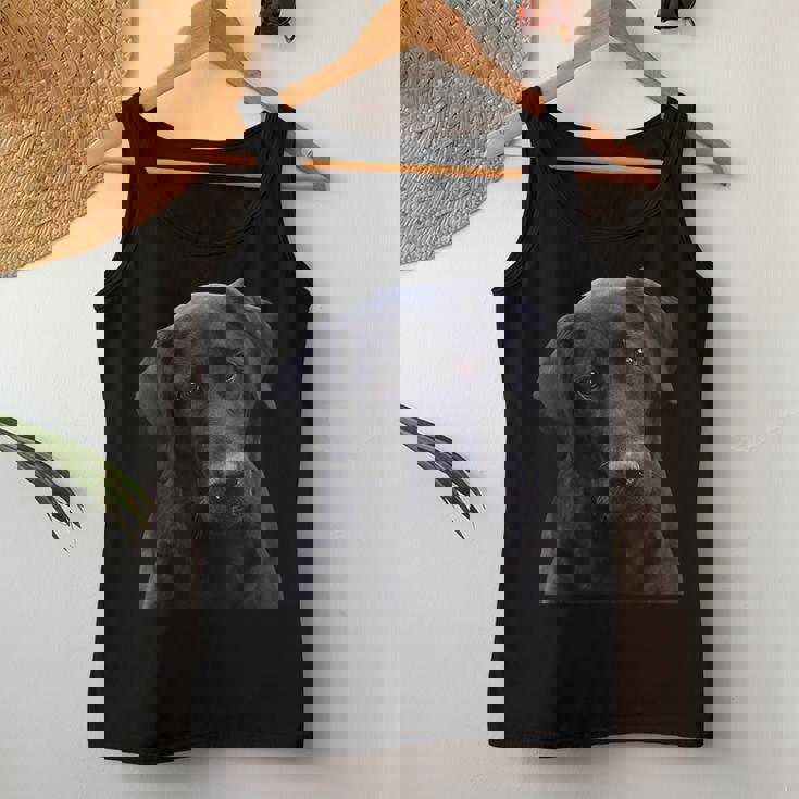 Love Is Labrador Retriever シャツ ブラック ラボ Mom Dad Dog Lover レディースタンクトップ 面白い贈り物