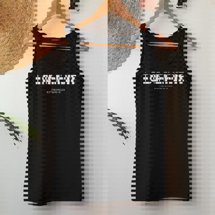 I Love My Wife – Christian Ephesians 5 レディースタンクトップ 面白い贈り物