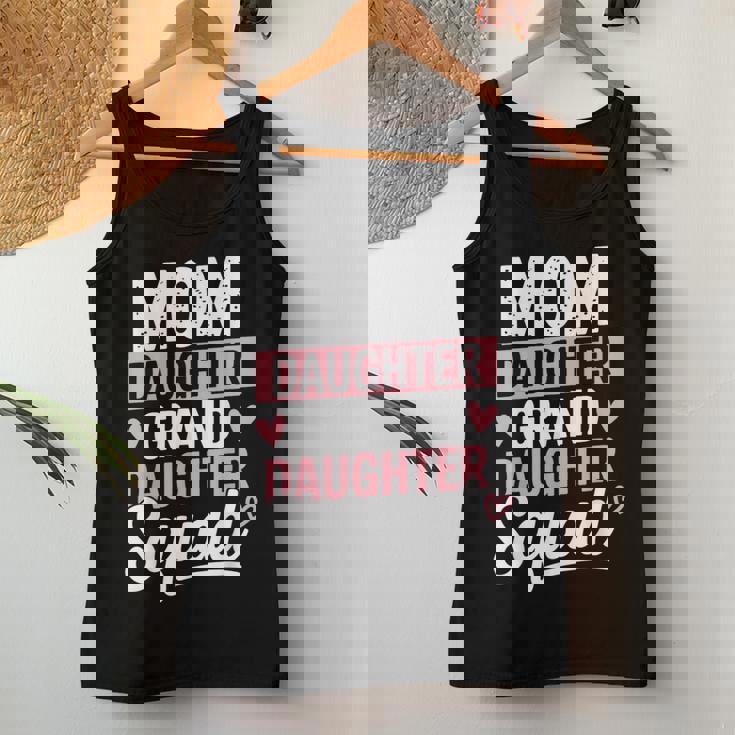 Mom Daughter Granddaughterquad マッチングママ 母の日 レディースタンクトップ 面白い贈り物