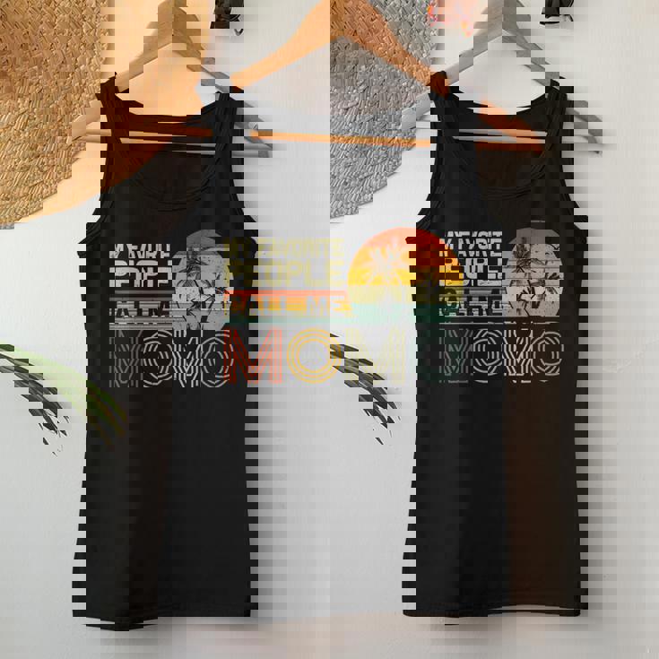 My Favorite People Call Me Momo ヴィンテージ レトロ 面白い モモモ レディースタンクトップ 面白い贈り物