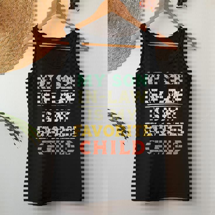 Myon In Law Is My Favorite Child Mothers Fathers Day レディースタンクトップ 面白い贈り物