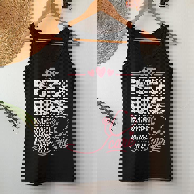 Psych Nurse Mental Health Psychiatric Nursing Appreciation レディースタンクトップ 面白い贈り物