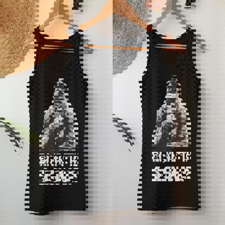 Sarcastic Humor Meme Erm What Theigma Ironic Meme レディースタンクトップ 面白い贈り物