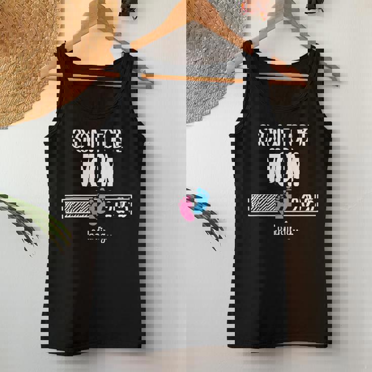 Soon To Be Mom 2025 Loading Promoted To Mommy First Time Mom レディースタンクトップ 面白い贈り物