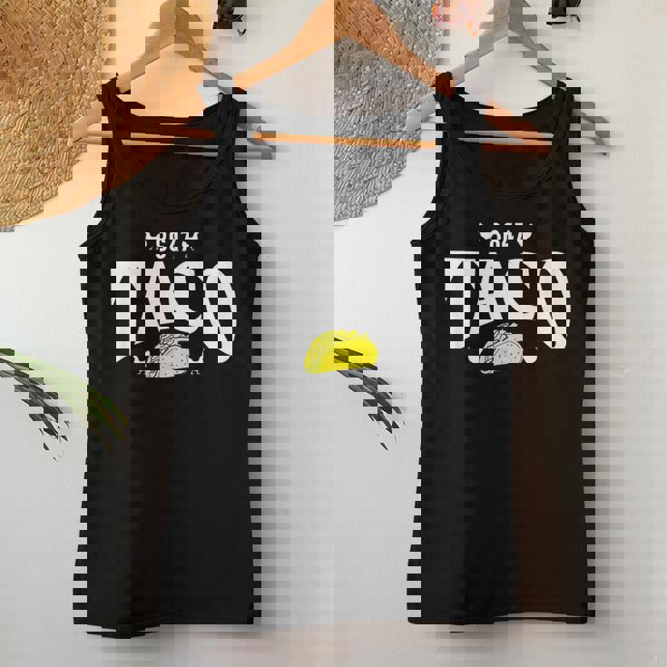 Taco Trump Always Chickens Out 面白いパロディ レディースタンクトップ 面白い贈り物