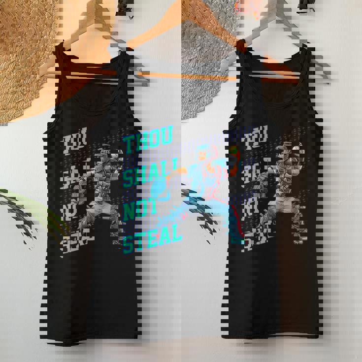 Thouhall Notteal Girls ソフトボールキャッチャー選手名言 レディースタンクトップ 面白い贈り物