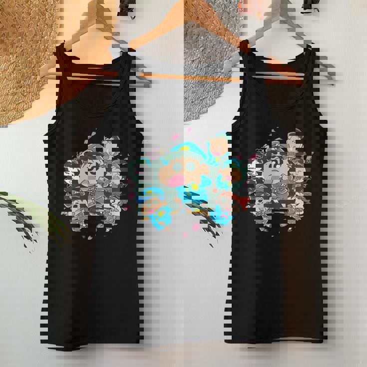 【映画】クレヨンしんちゃん 謎メキ！花の天カス学園 カスカベ防衛隊 レディースタンクトップ 面白い贈り物