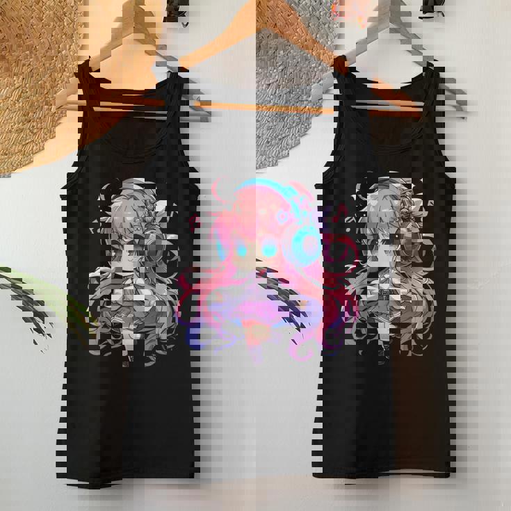 かわいい ちびアニメ 女の子 アニメ グッズ かわいい 日本の漫画ファン レディースタンクトップ 面白い贈り物