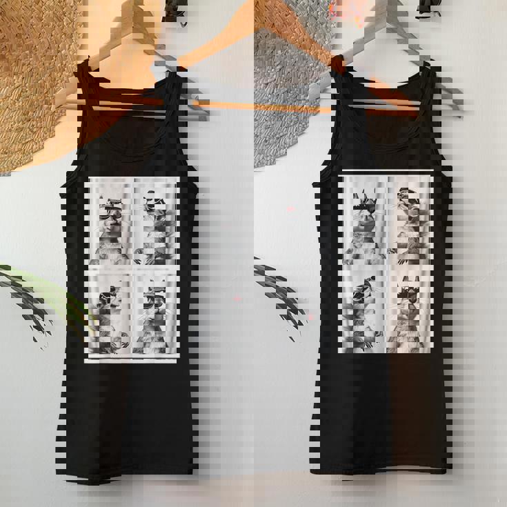 かわいい リスの顔 ペット フォトブース キッズ 若者 男の子 男性 女の子 レディースタンクトップ 面白い贈り物