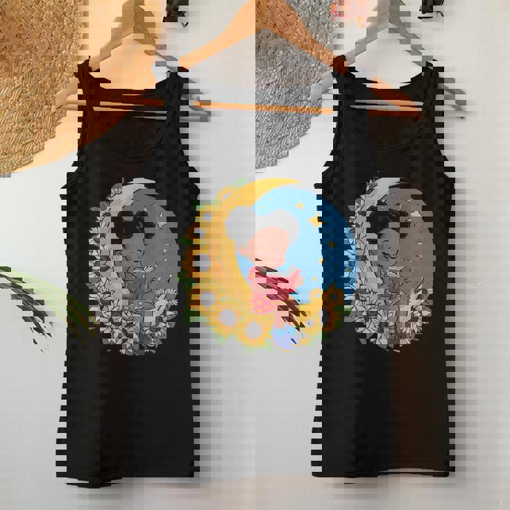 かわいいトップアフリカ系アメリカ人の黒人の女の子 レディースタンクトップ 面白い贈り物