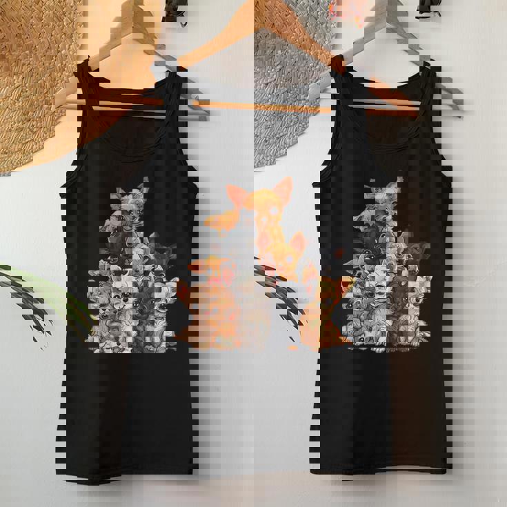 アニメ カワイイ チワワ 女の子 男の子 キッズ レディースタンクトップ 面白い贈り物