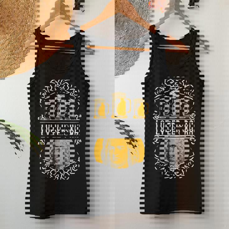 オクトーバーフェスト I Love Beer Bier & German クラシックミュージック レディースタンクトップ 面白い贈り物