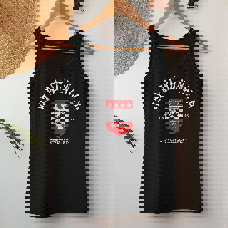 グリンデルヴァルト スイス 女の子 旅行 バケーション 旅行 お土産 レディースタンクトップ 面白い贈り物