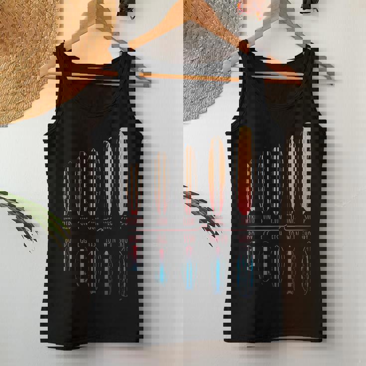 サーフボード サーファー ポートフォリオ サーフボード サーフィン 男の子 女の子 サーフ レディースタンクトップ 面白い贈り物