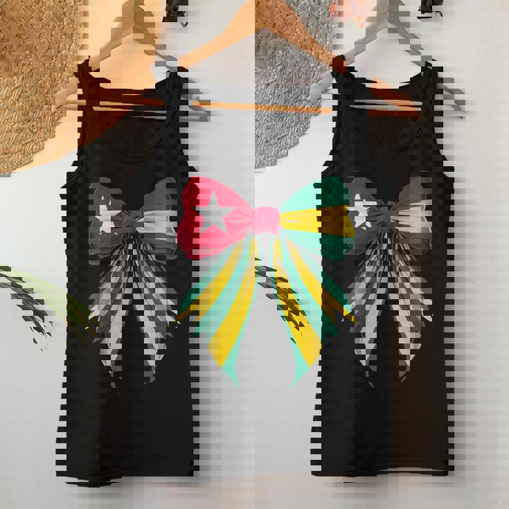 トーゴ トーゴ語 プライド コケット リボン 旗 女の子 ママ レディースタンクトップ 面白い贈り物