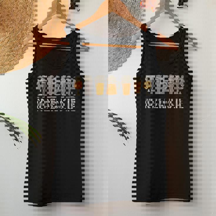 ビール 酒 面白い No Beer No Life 飲み おもしろ 飲み会 のんべえ メンズ ネタ 服 レディースタンクトップ 面白い贈り物