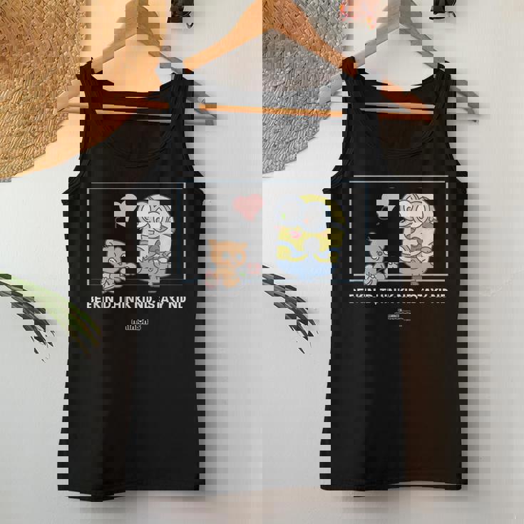 ミニオンズ ボブ&ティム Be Kind Think Kindtay Kind レディースタンクトップ 面白い贈り物