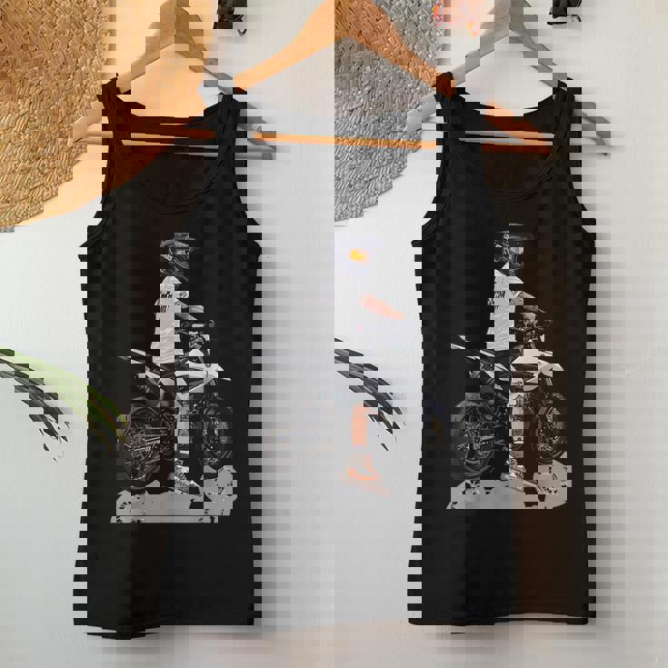 モタード・コミックス、男性にも女性にも素敵な贈り物のアイデア レディースタンクトップ 面白い贈り物